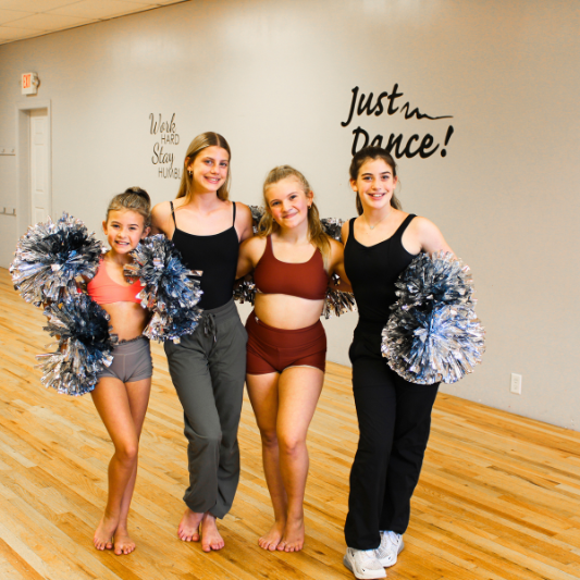 Pom Dance at Charleston Dance Center with the Dance Team Clinic July 2024